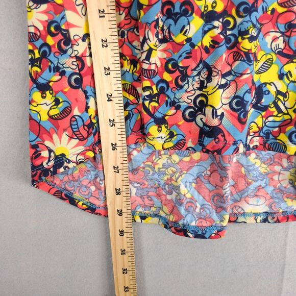 Lularoe Disney Mickey Mouse Print High-Low Shirt Women's S Short Sleeve Cartoon - Picture 9 of 10